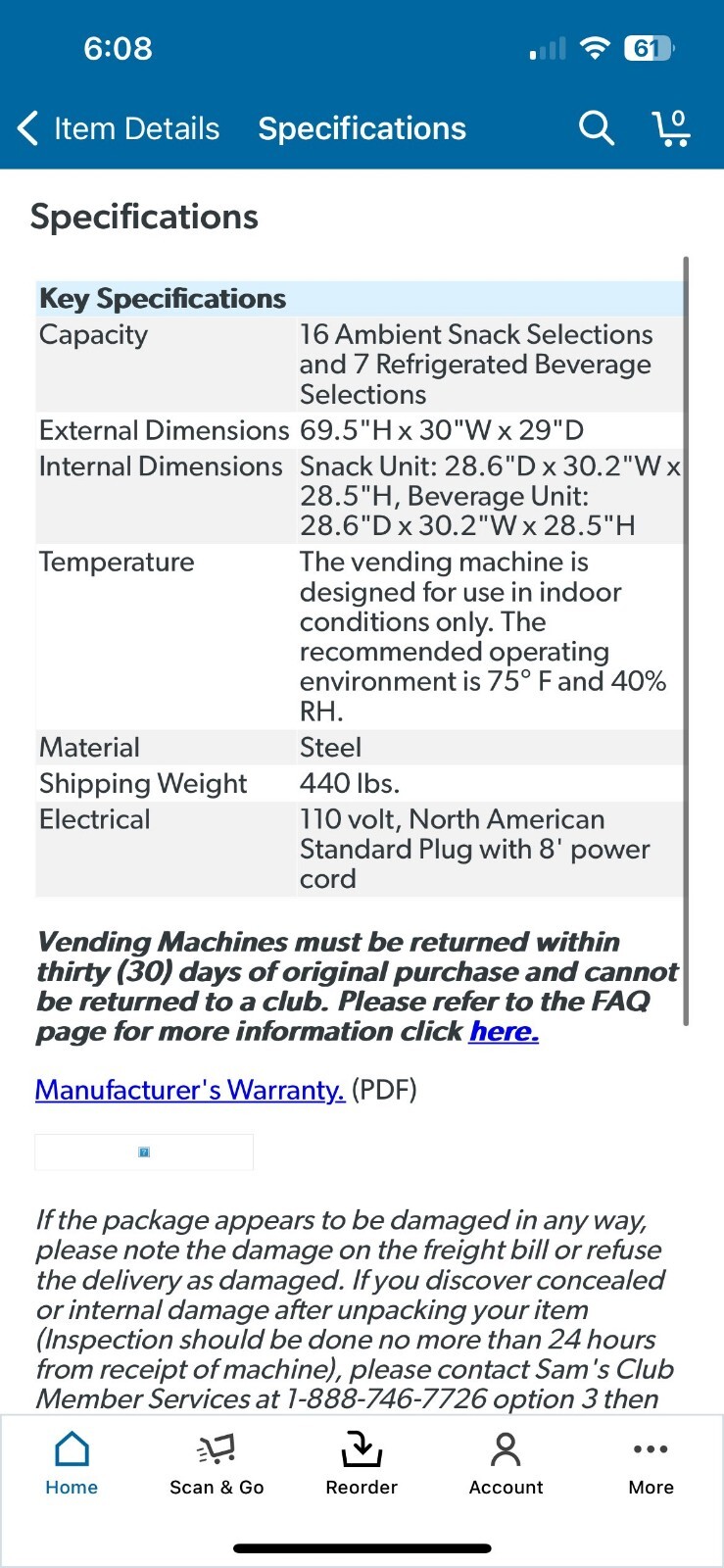Seaga Compact Combo Snack and Drink Vending Machine