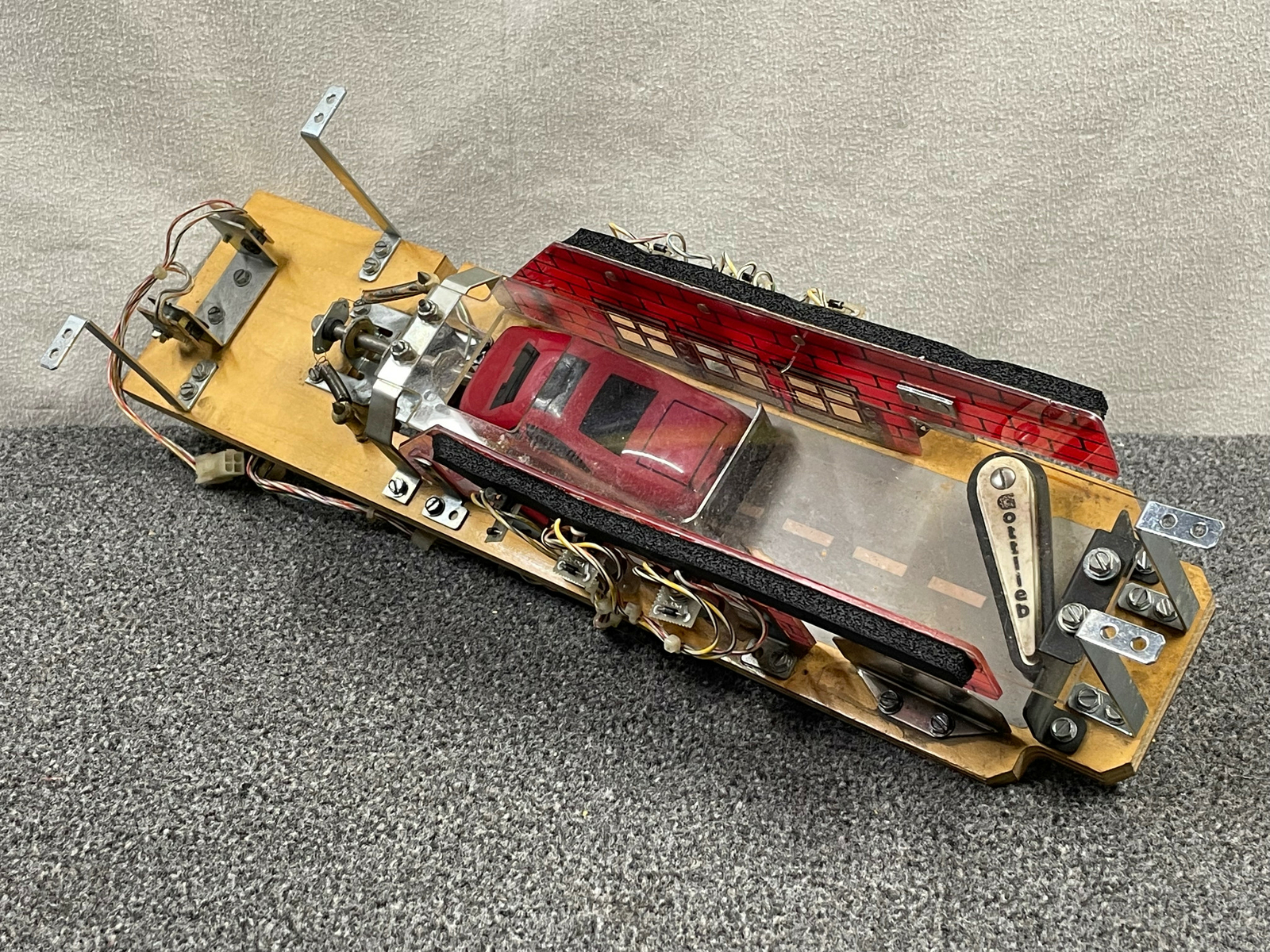 Gottlieb Street Fighter II 2 Pinball Machine Playfield Car Crush Mech Assembly