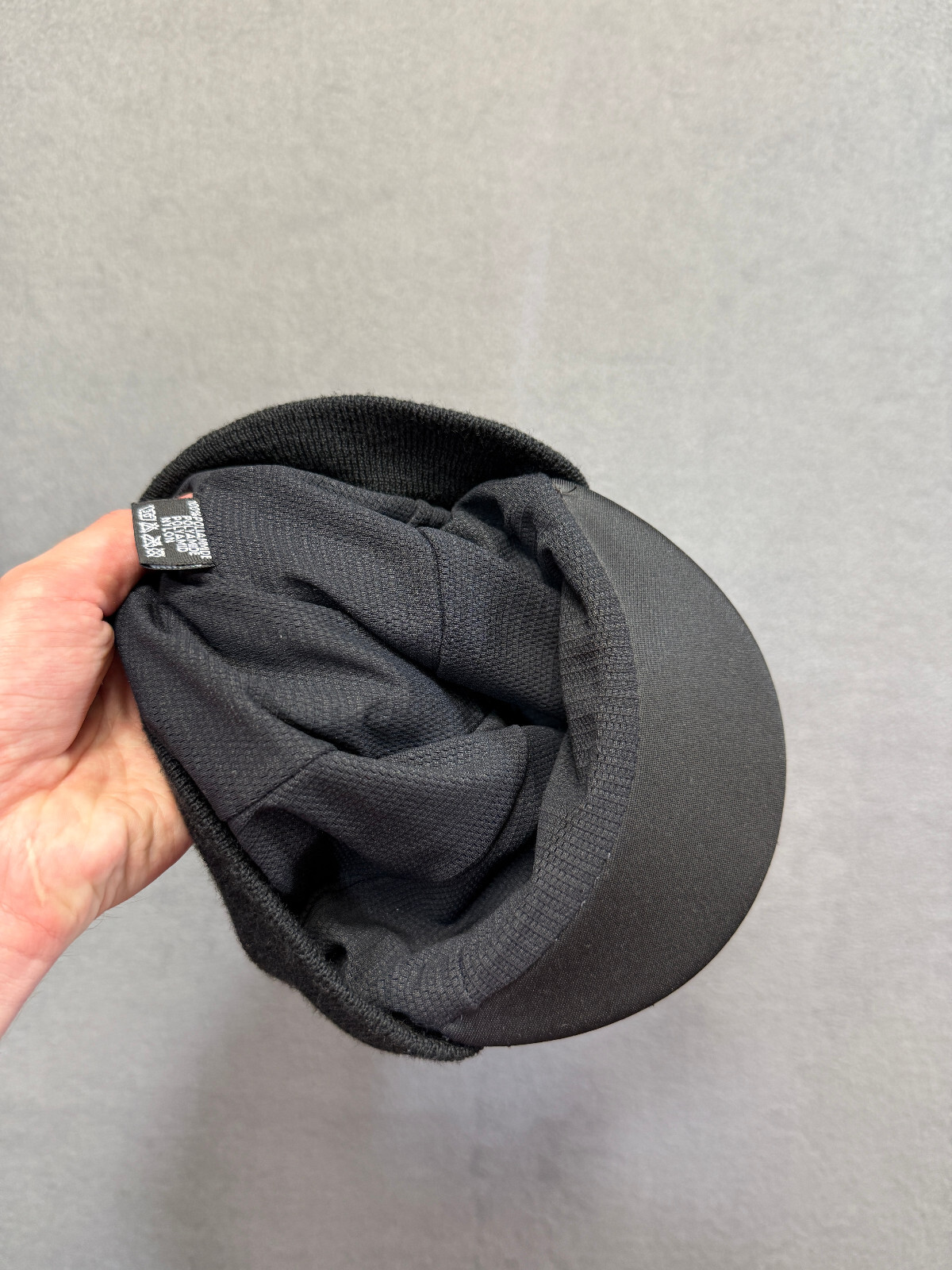 stolen goat black warm cycling hat cap