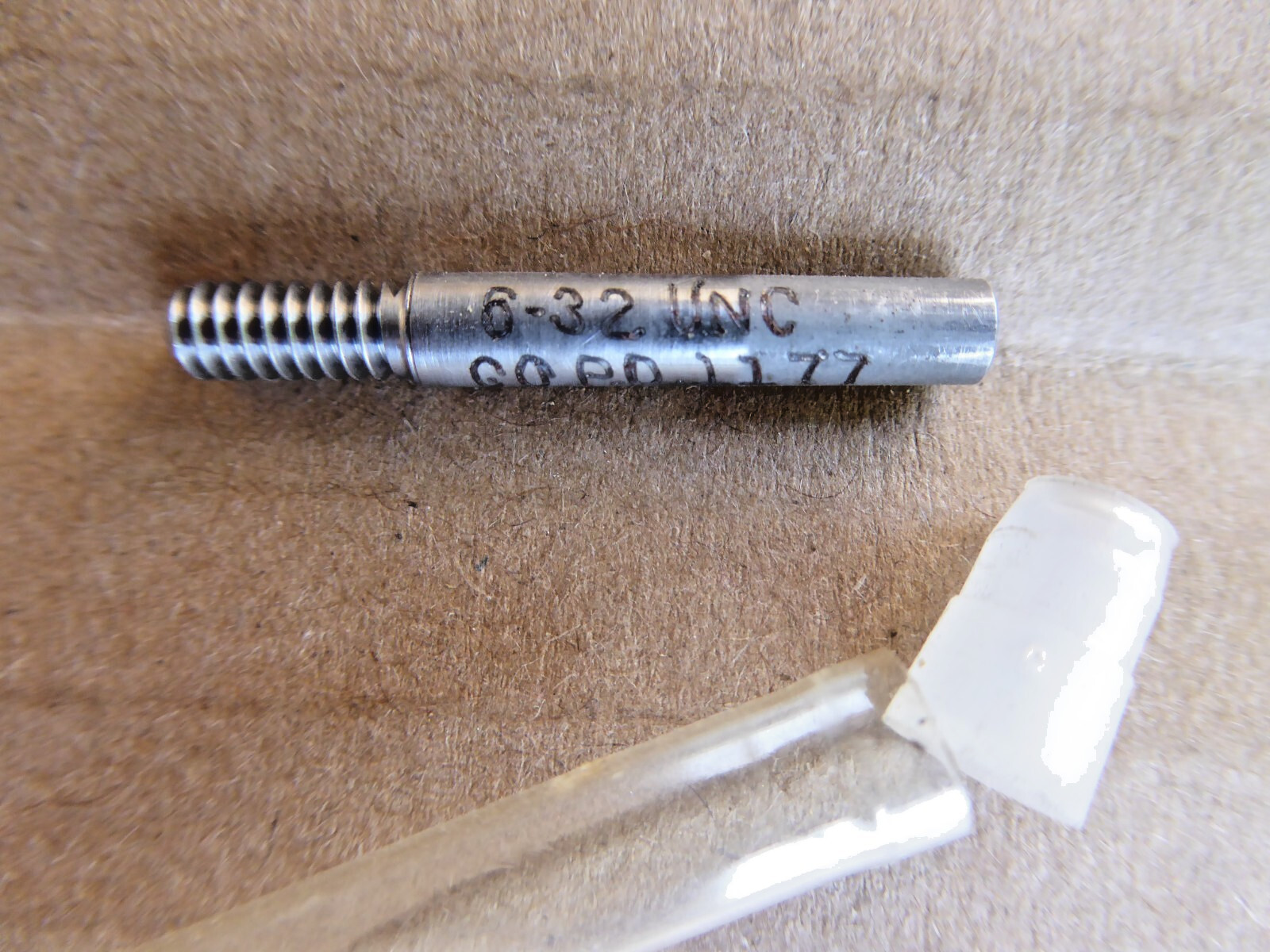 NOS Mercury Gage Co. #6-32 Thread Go PD .1177 Thread Gage Made in USA