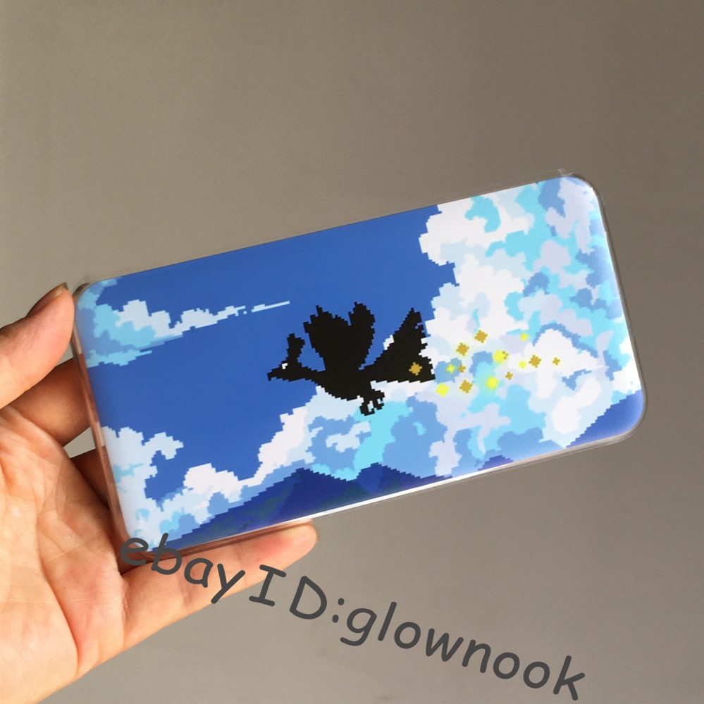 Rare Custom Pixel Art cover Shell for Nintendo series -Handmade DIY Design Case