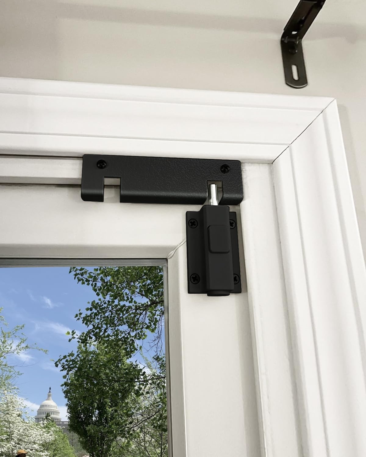 Glass Sliding Door Lock, Black