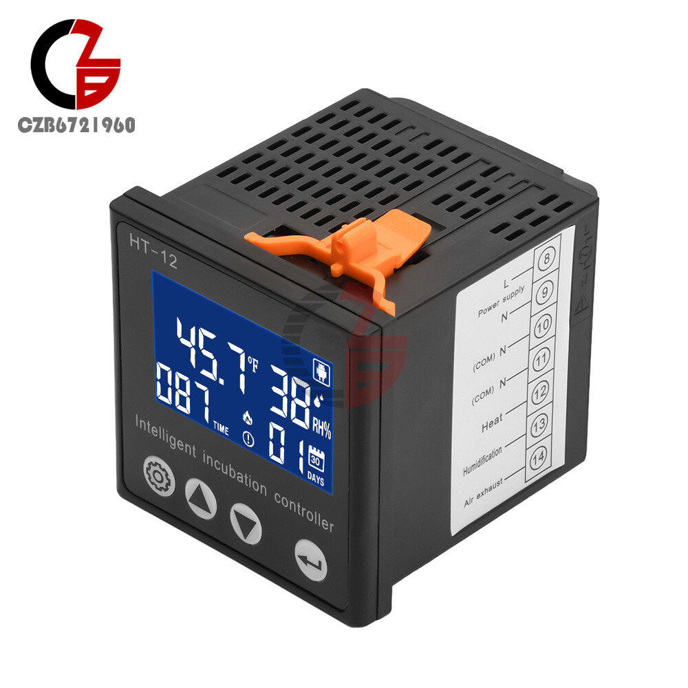 HT-12 LCD Temperature Humidity Controller Smart Incubator Temperature Controller