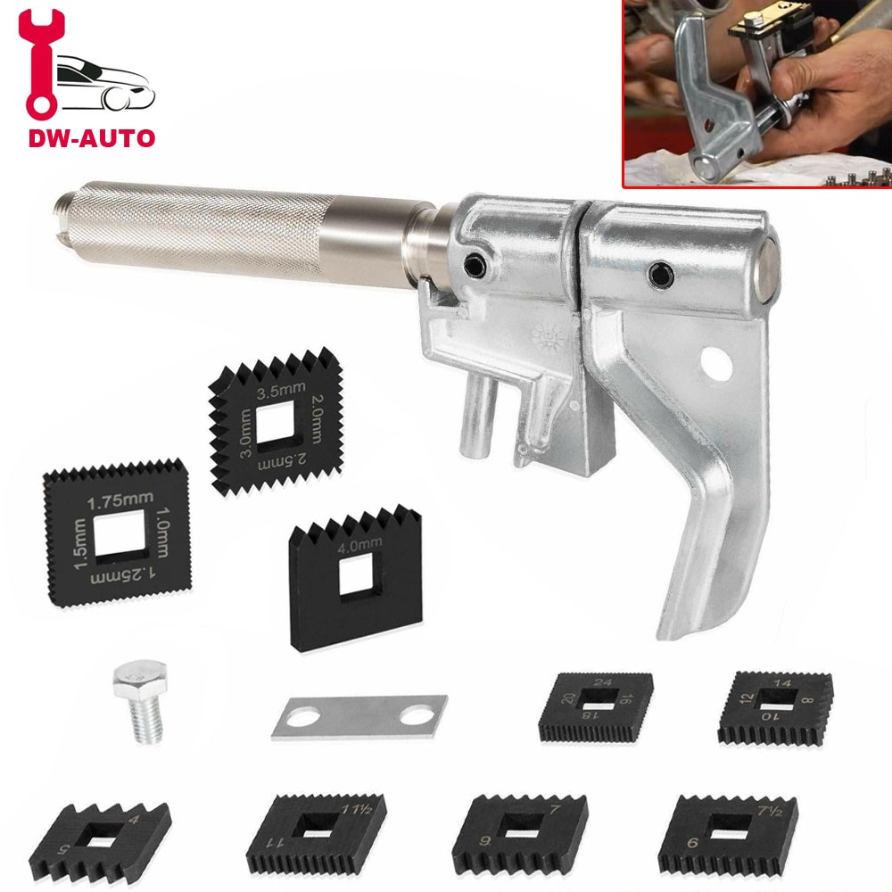 For 7402 Universal Outside Thread Chaser Repair Tool & 202817 Metric Die Set