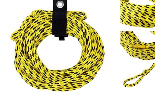Heavy Duty Tow Rope for Water Sports Rider Rope for Towable Tubes Boating Tow