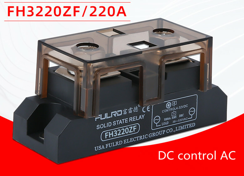 FH3220ZF 220A Industrial Grade Solid State Relay H3220Z DC Control AC
