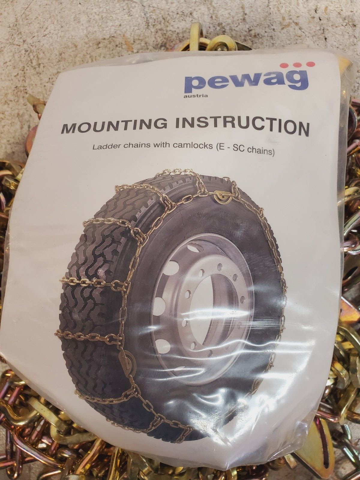 2 Quantity of Pewag Ladder Chains with Camlocks E2219 | E-SC (2 Qty)