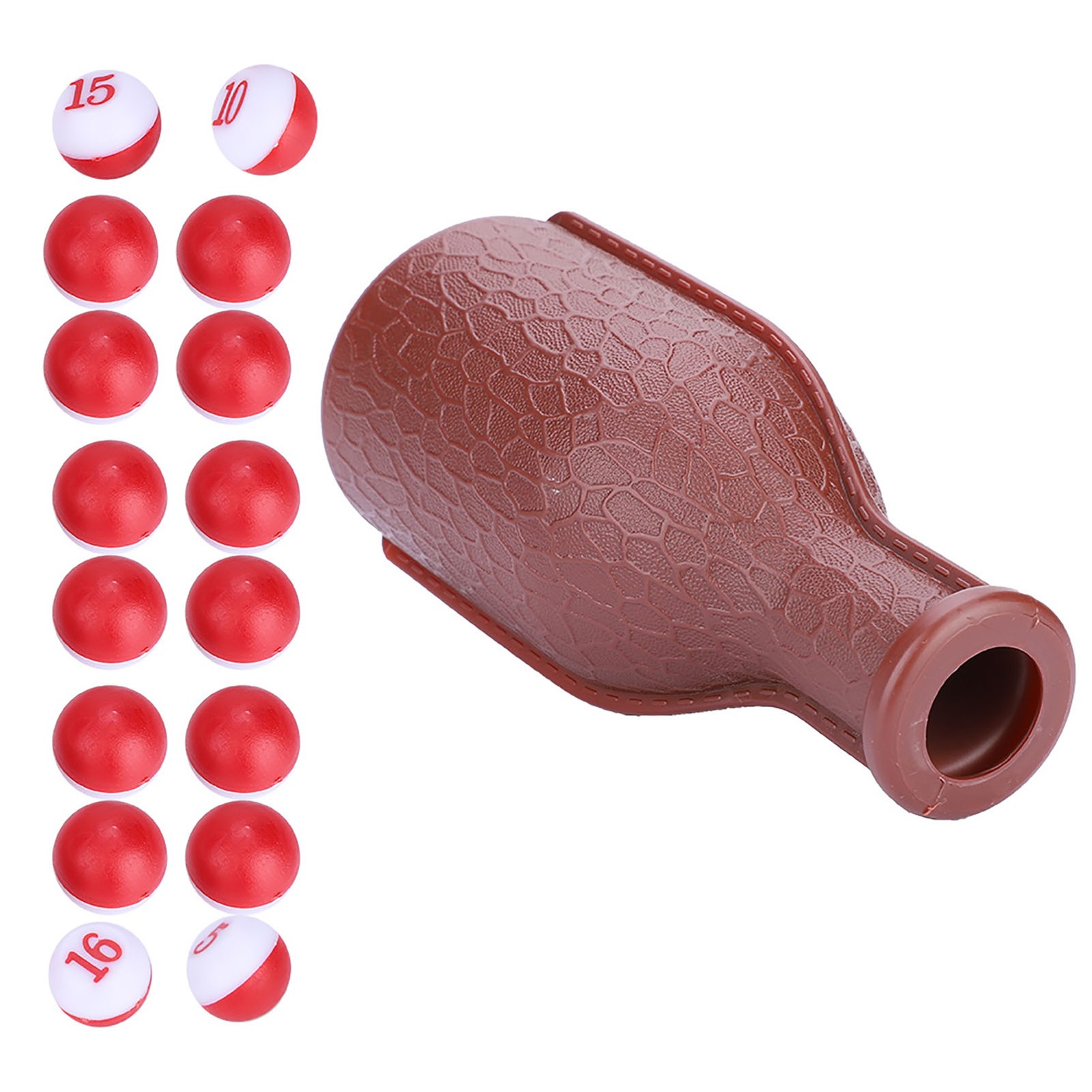 Pool Dice Set With Shaker Bottle For Billiards Games