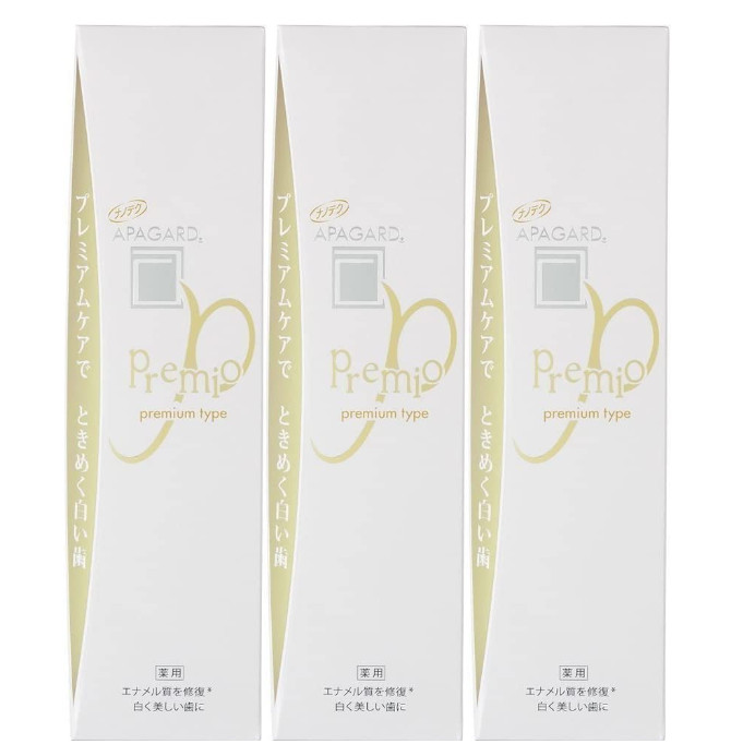 Sangi [ APAGARD Premio 100g ×3 ] Clean and Whiten teeth Toothpaste from JAPAN