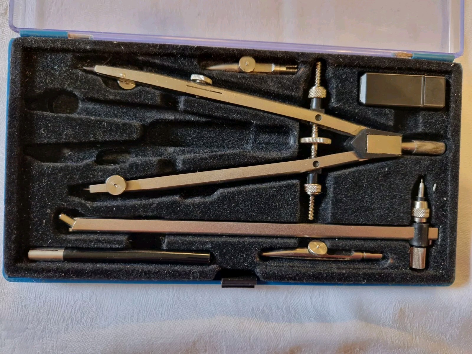 Vintage Staedtler Mars Superbow technical drawing compass set - Missing Parts