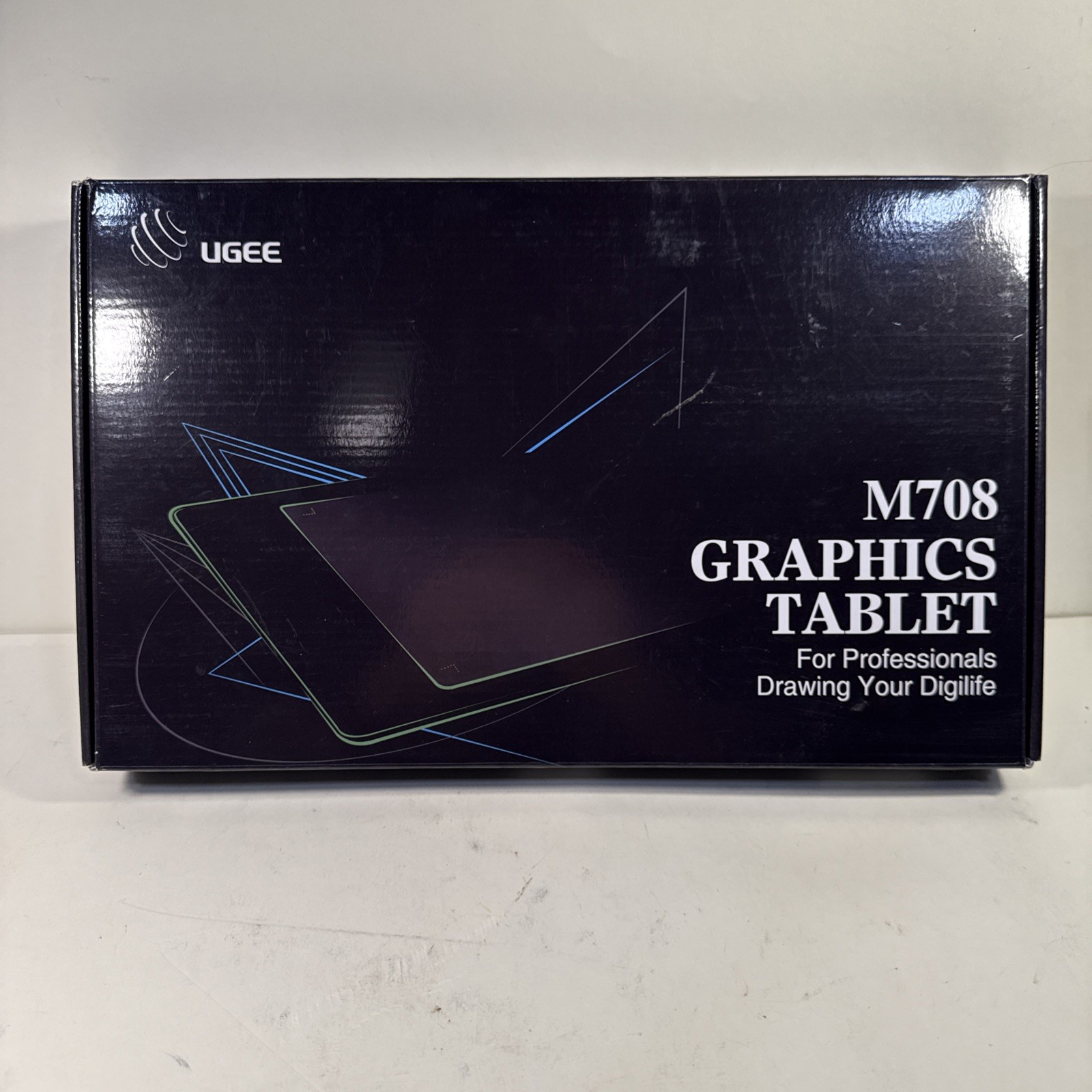 Ugee M708 Graphic Drawing Tablet, 10x6 in - Black (FBA_UG-M708-US)
