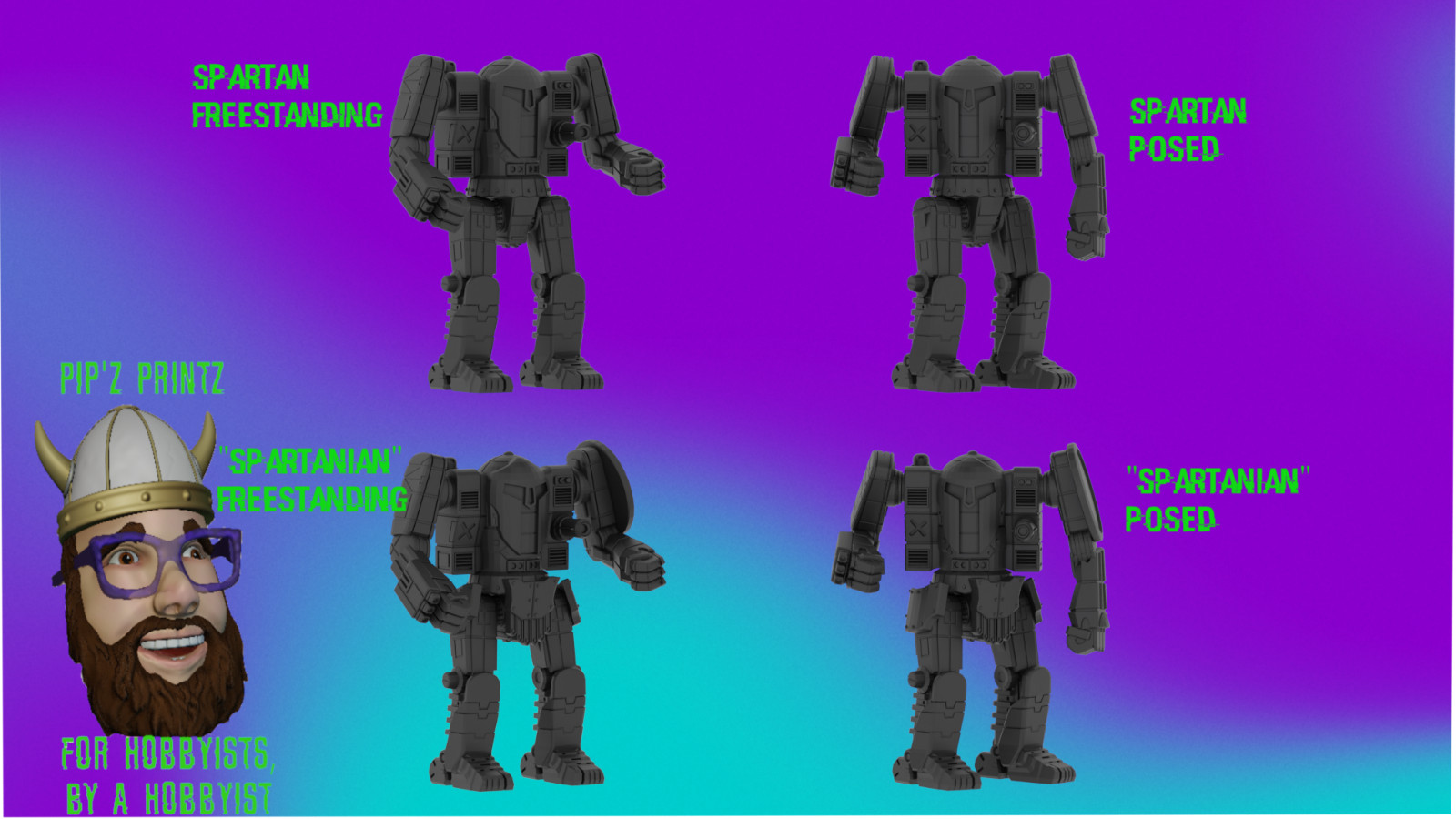 Spartan Alternate Mech Model For Battletech 6mm-10mm-15mm RLWS
