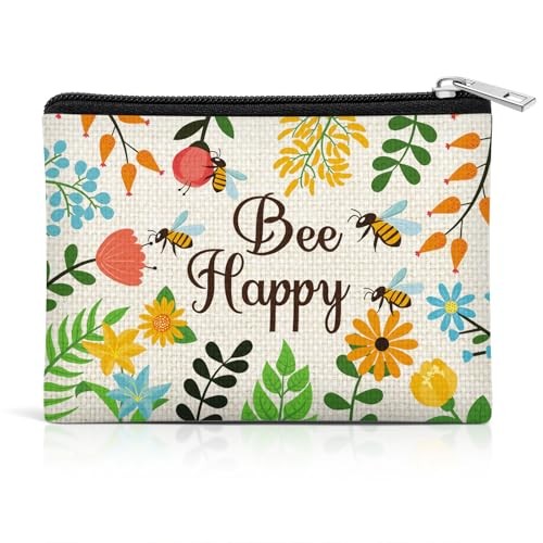 Bee Themed Gifts for Women Coin Purse Bee Lover Gifts for Friend Honeybee‌
