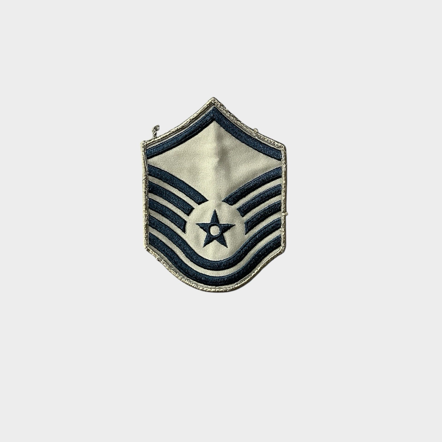 USAF United States Air Force Master Sergeant Subdued Patch • 3-14 x 4 1/2"