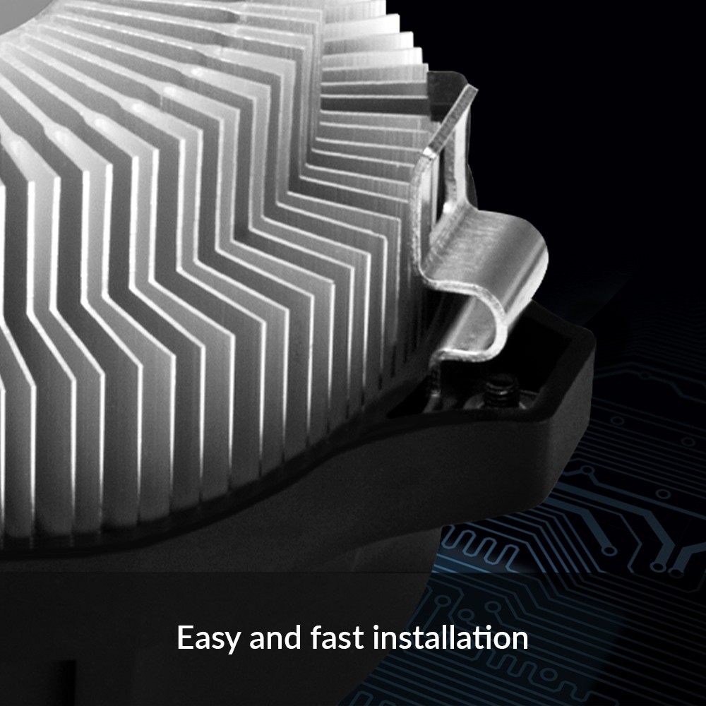 ARCTIC Alpine 23 CO Compact AMD CPU cooler for AM4 for Continous Operation Black