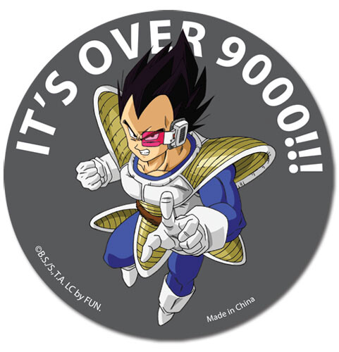 DRAGON BALL Z 2 to 3" Sticker