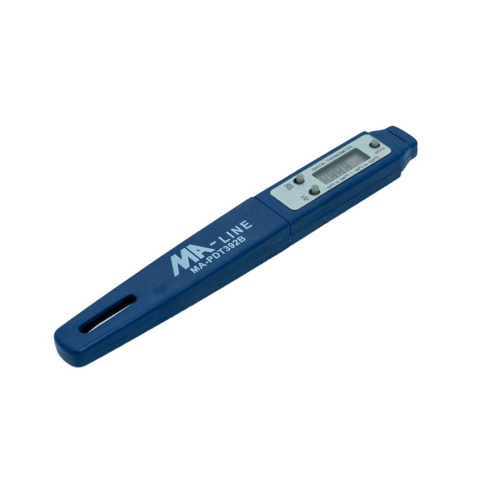 MA-Line MA-PDT392B Digital Pocket Thermometer, Water Resistant