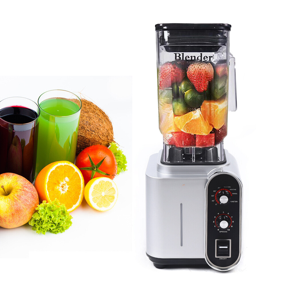 1*2200W Professional Blender Smoothie Maker Industrial Commercial Power Quiet