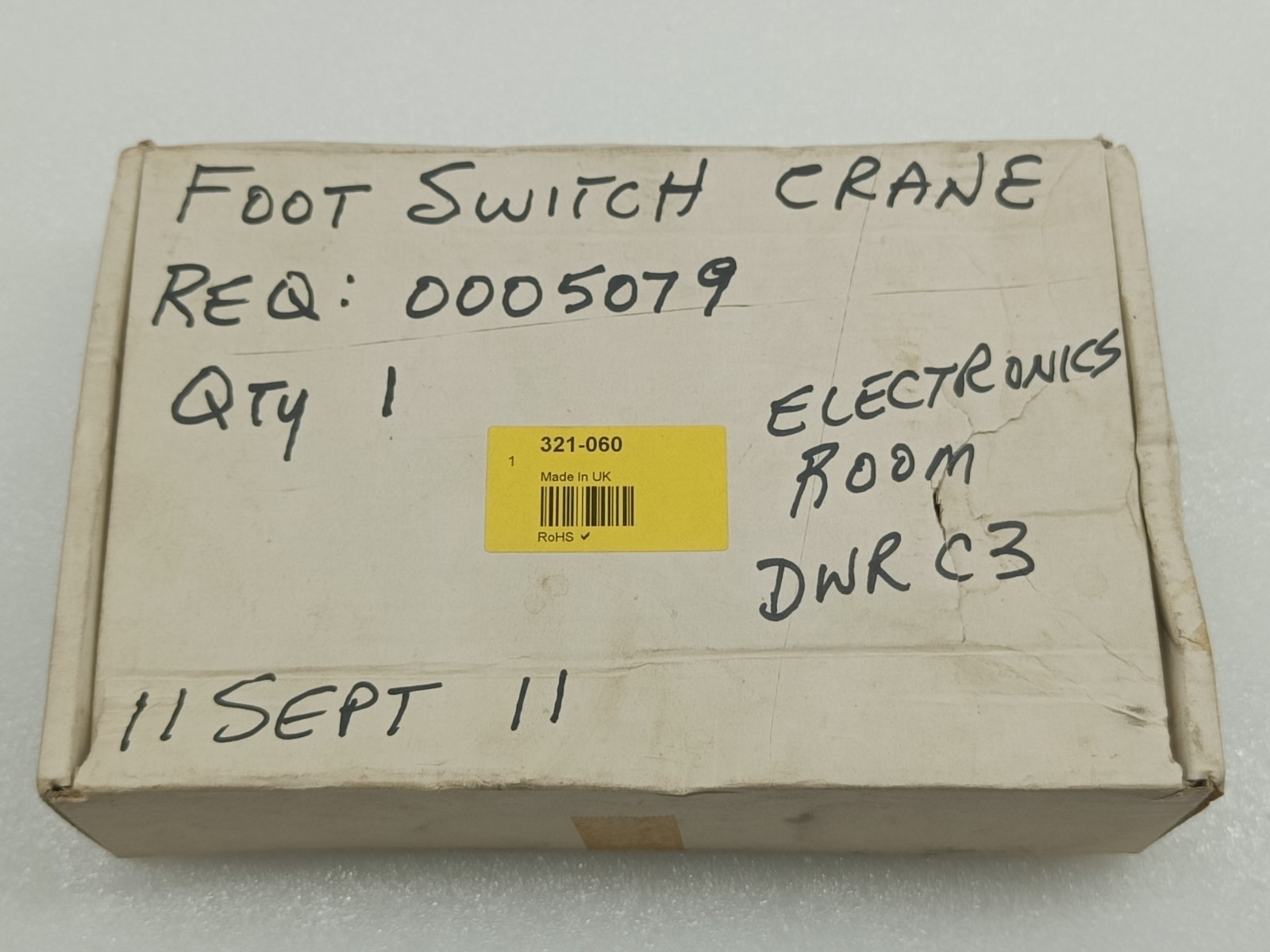 RS 321-060 Momentary Foot Switch 240VAC