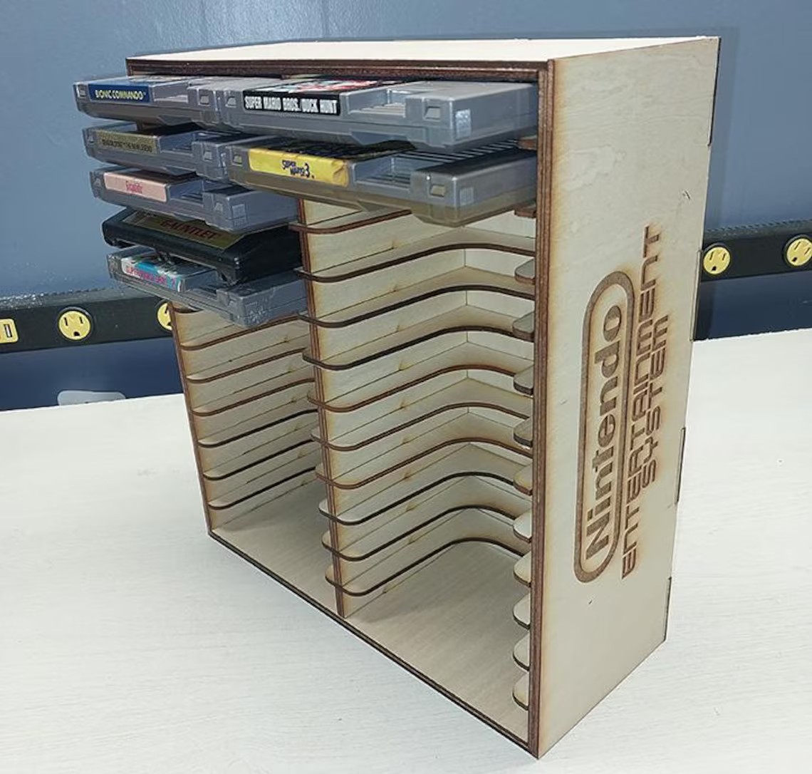 NES Cartridge Holder - Holds 26 Games