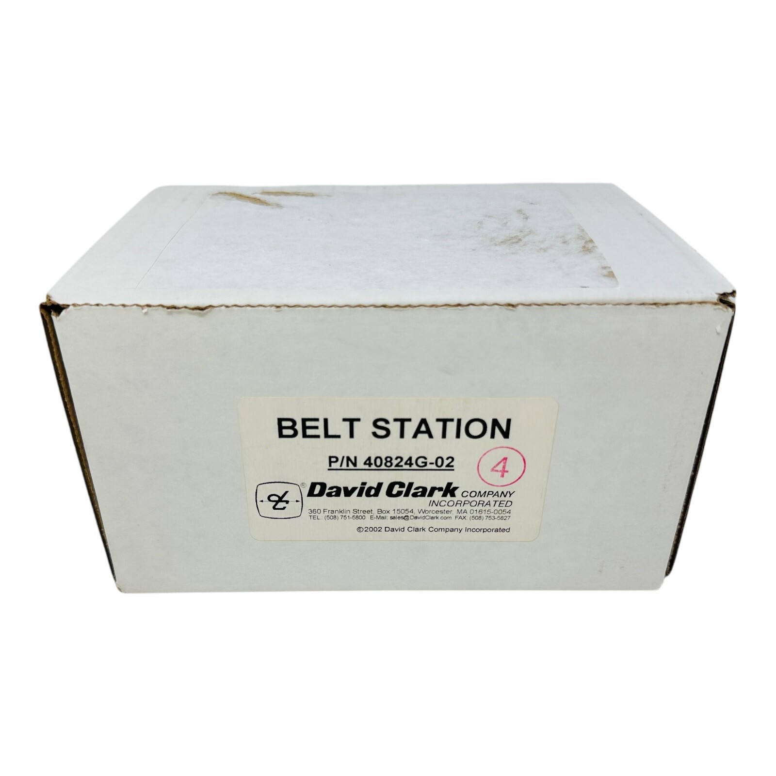 DAVID CLARK P/N 40824G-02 BELT STATION NEW IN BOX