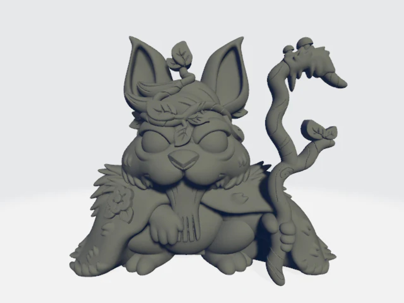Chibi Tykes - Druid Rabbit