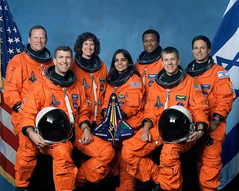 STS-107 SPACE SHUTTLE COLUMBIA CREW 8x10 GLOSSY PHOTO PRINT