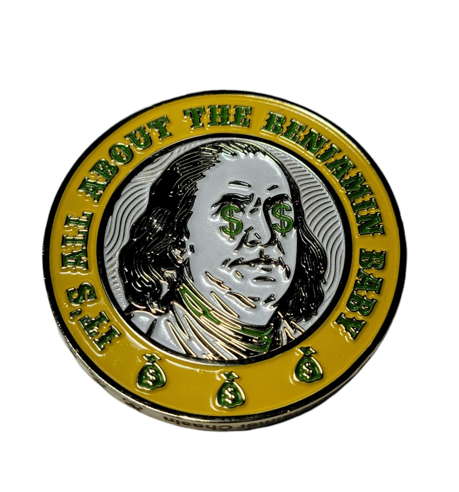 Lottery Coin Scratch off ticket Challenge Coin