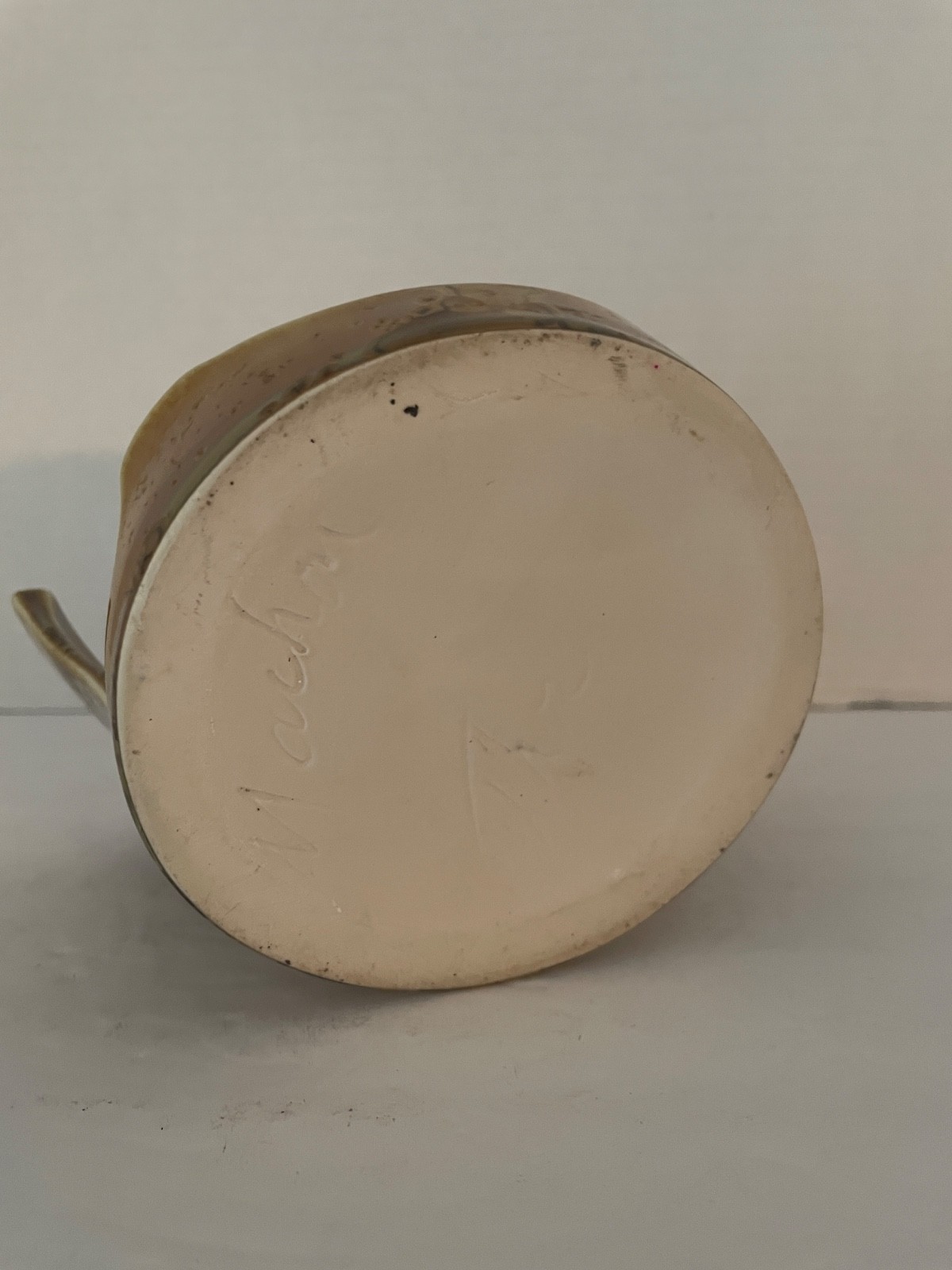 Herb Stripper Pottery Bowl Studio Pottery Wave Shape Glazed Marbled Kitchen Tool