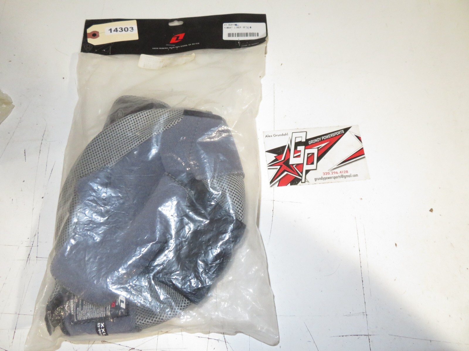 ONE - New Helmet Kombat Liner Set XXL 63 - 64 MM - 81-920166
