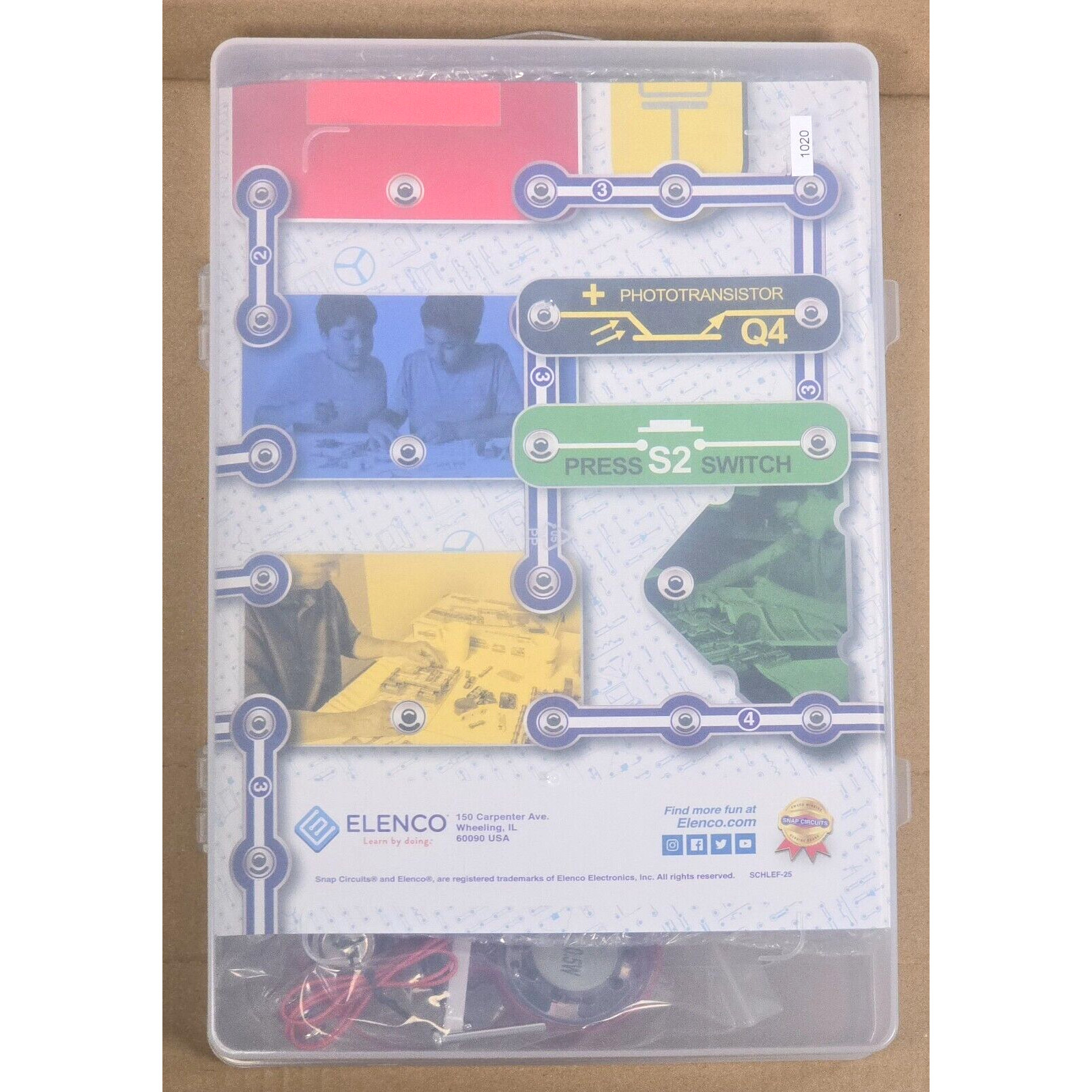 Elenco Snap Circuits Home Learning Electronic Fun With Circuitsafe SCHLEF-25