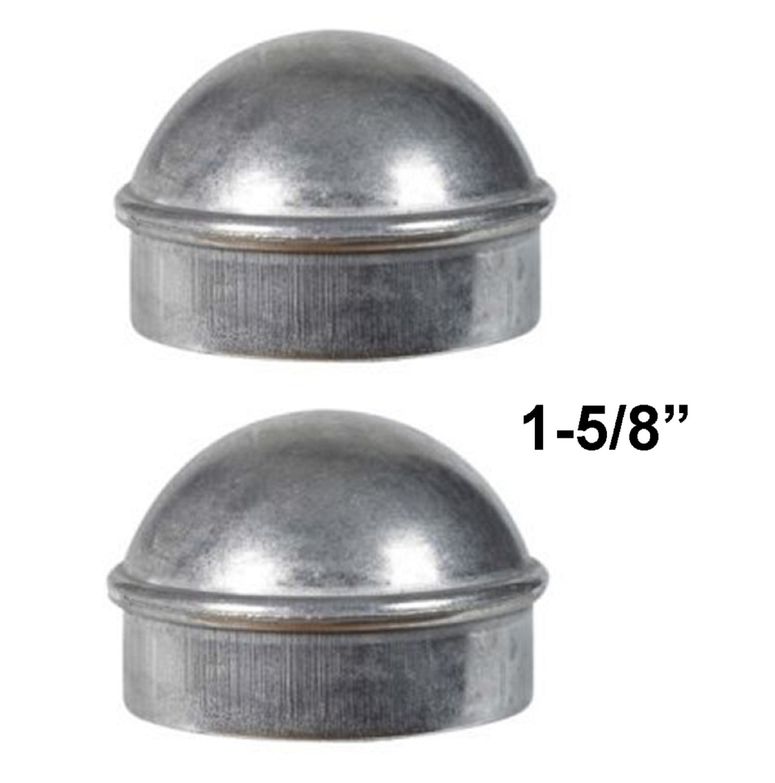 2pc, Aluminum Chain Link Fence Gate Cap (1-5/8" Post Cap)