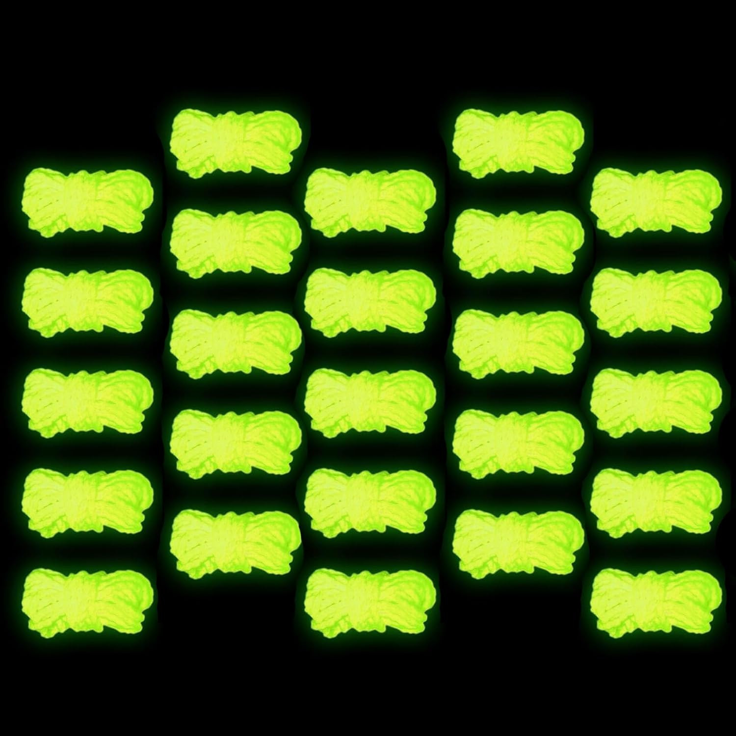 Yoyo Strings Glow in the Dark Yellow, 100% Polyester Professional Luminous Yo Yo