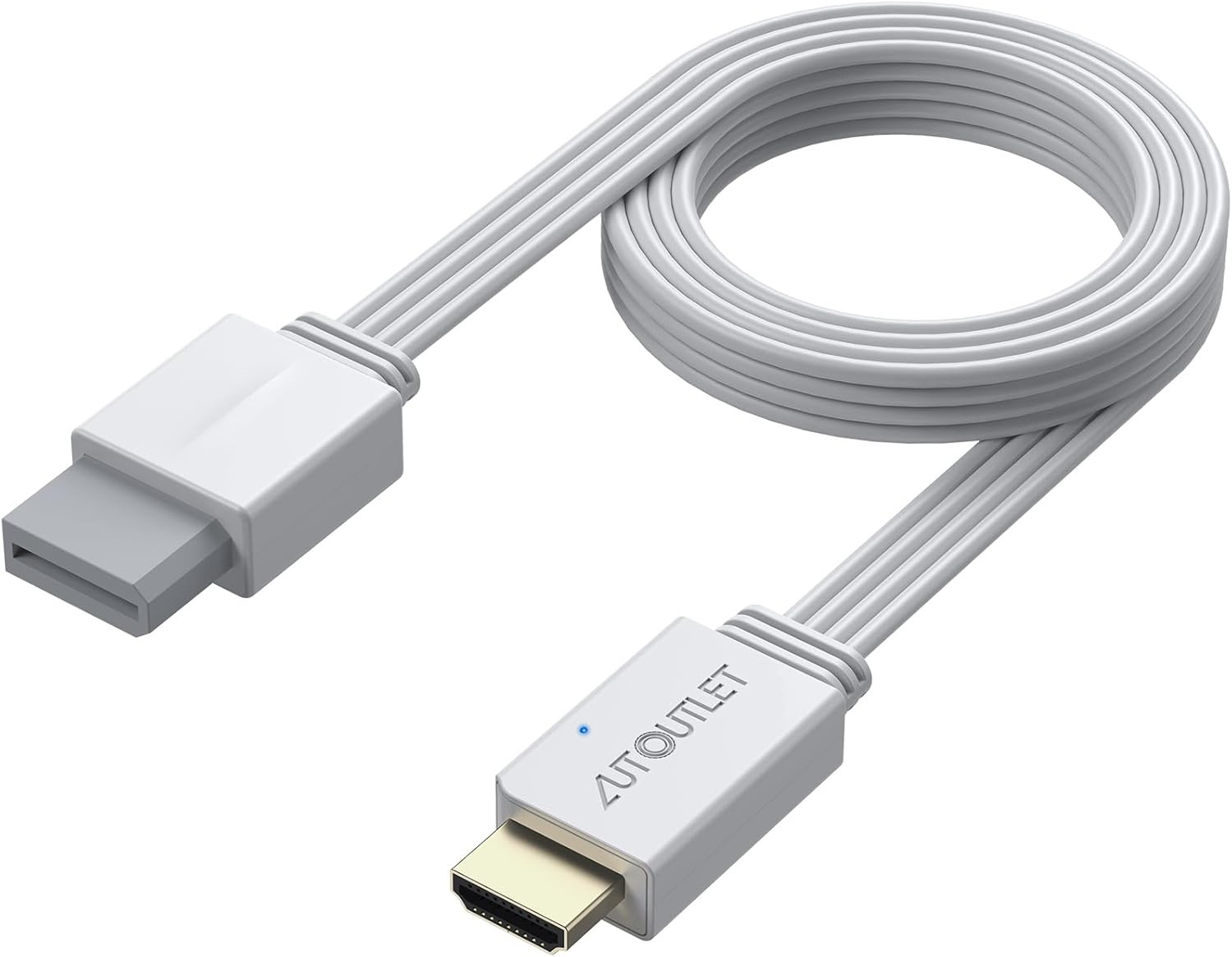 Wii to HDMI Cable Converter 1080P 5Ft/150Cm for Full HD Device, Adapter with HDM