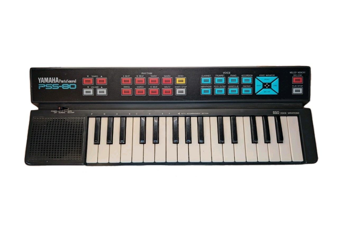 Yamaha PortaSound PSS-80 32 Mini-Key Keyboard Digital Synthesizer  Tested Works