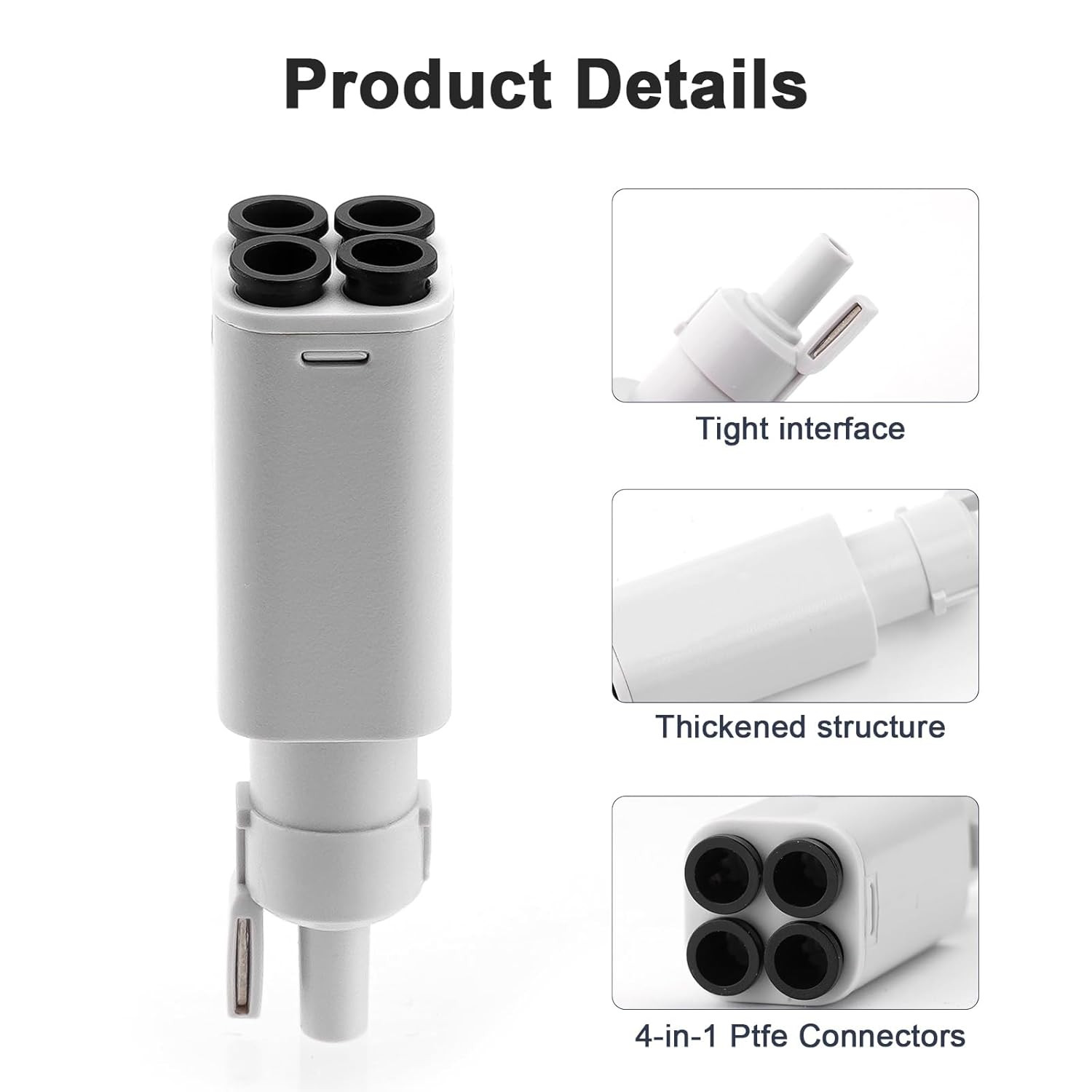 Upgrade ABS 4-In-1 PTFE Adapter Replacement for Bambu Lab A1/A1Mini 3D Printer A