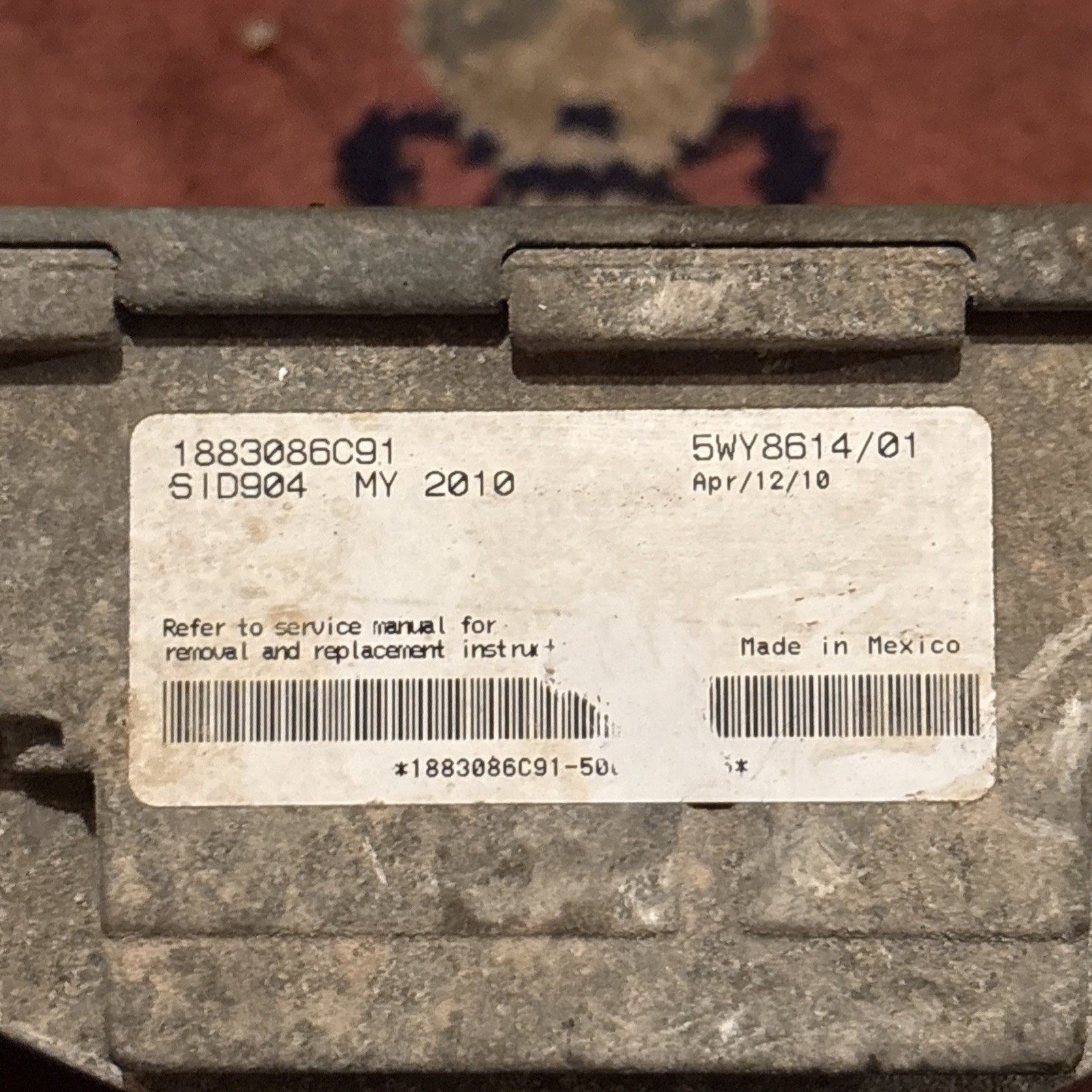 International Maxxforce DT466 Diesel Engine Control Module ECM OEM 1883086C91