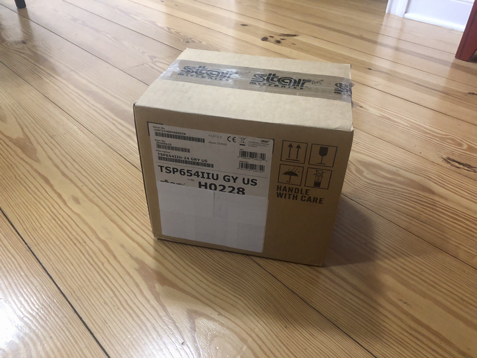 STAR MICRONICS, TSP654IIU-24 GY US, THERMAL PRINTER