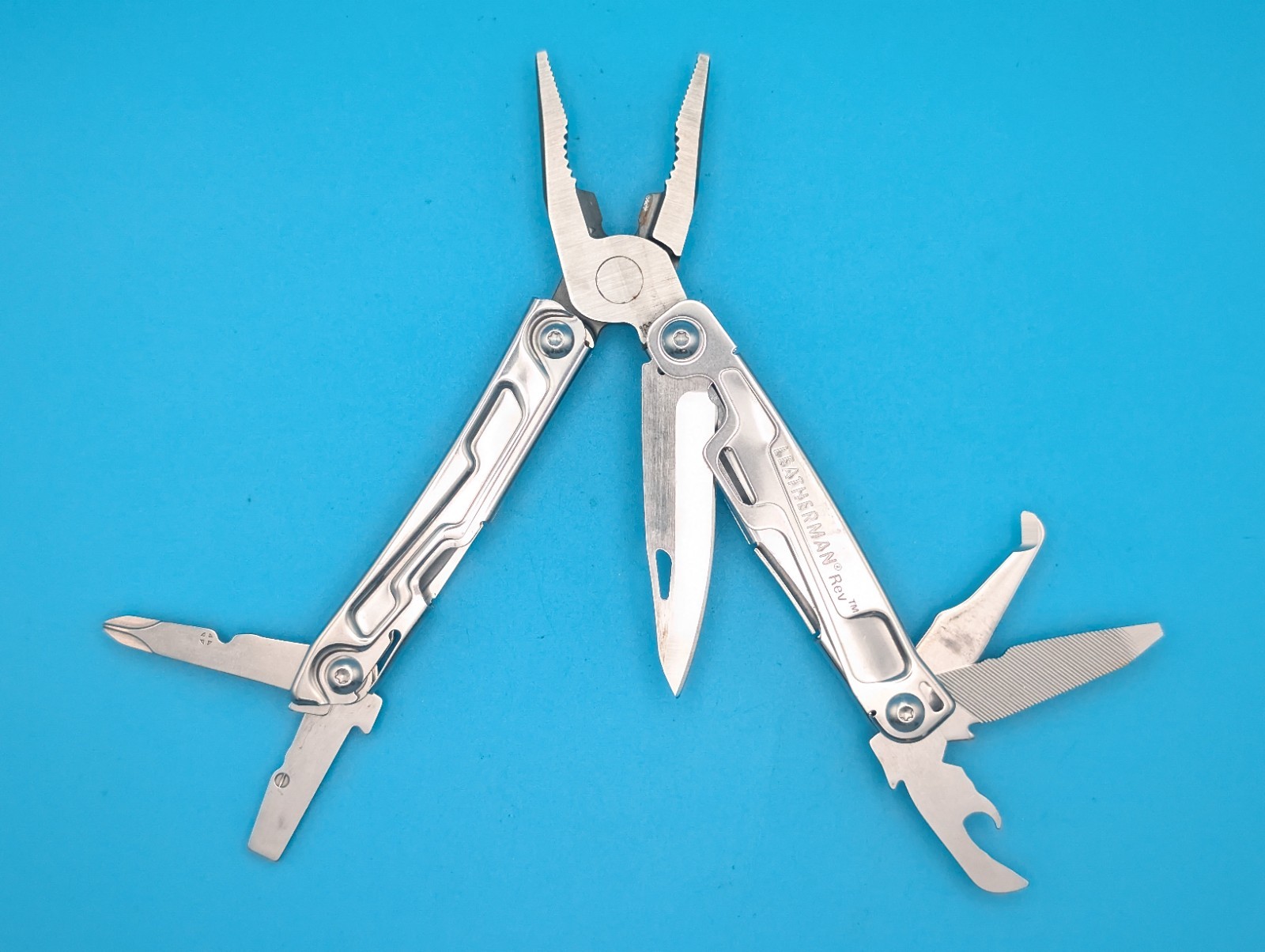 Leatherman Rev 3.8" Multi-Tool, Stainless!