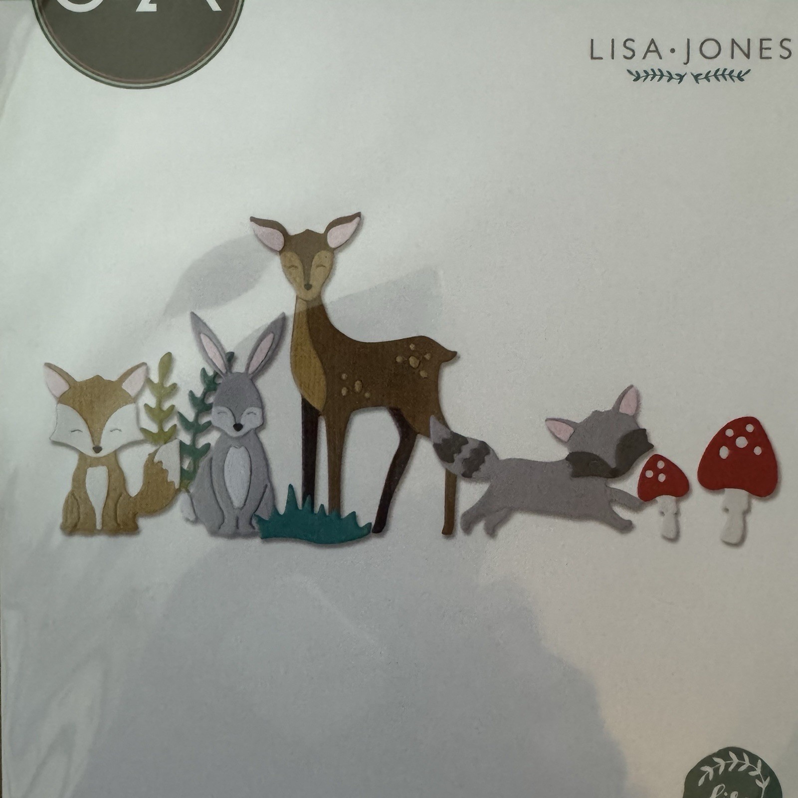 Sizzix Thinlits Woodland Nature by Lisa Jones Die Cut Set Winter Critters NEW