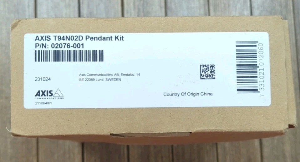 Axis T94N02D Pendant Kit 02076-001