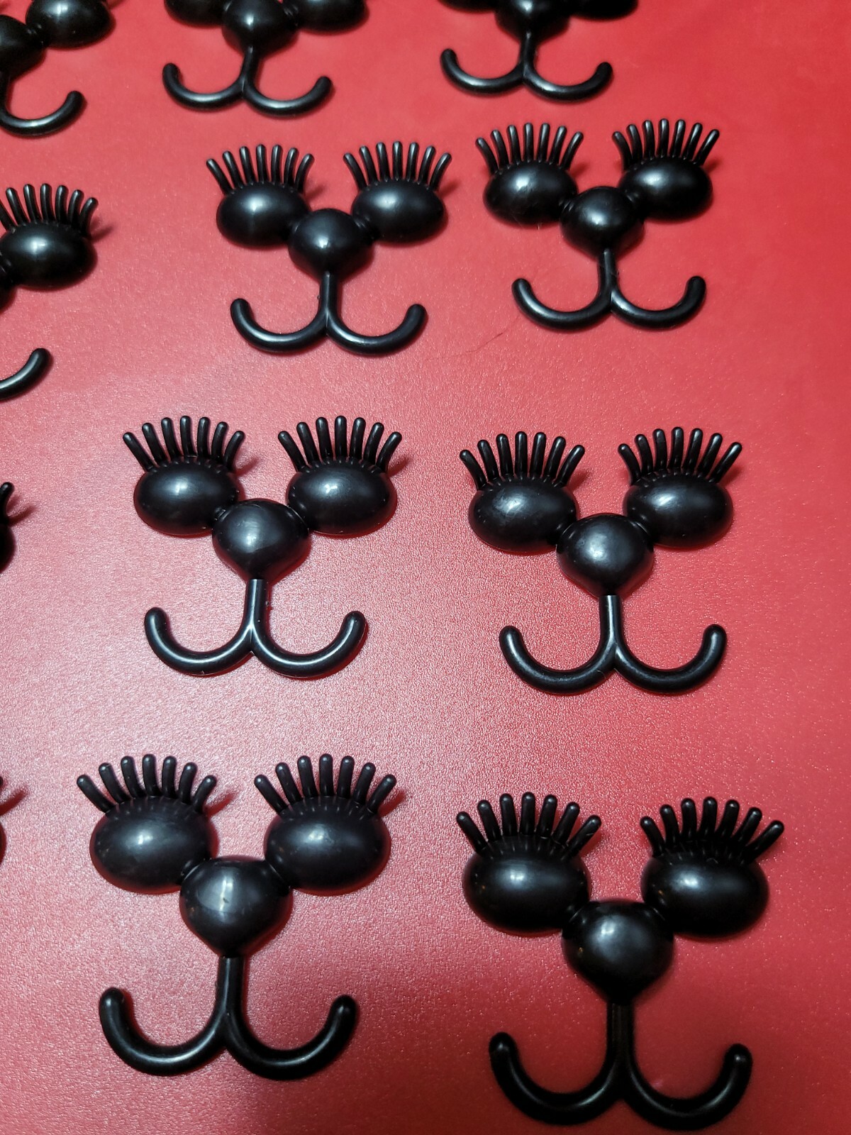 Set Of 14 Black ⚫️ Animal Face Cupcake Cake 🎂 Toppers Panda 🐼 Cat 🐈 Dog Decor