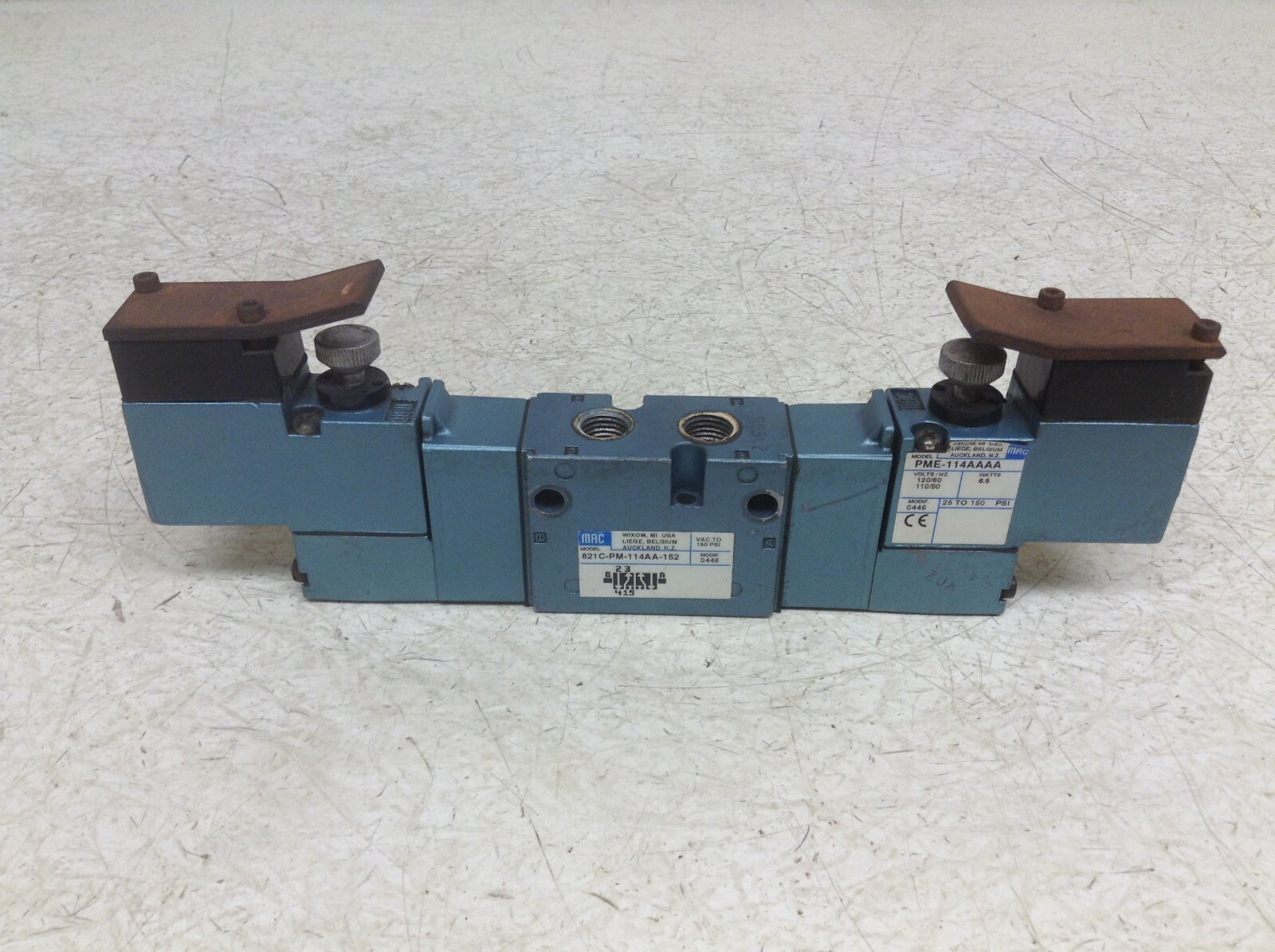 MAC 821C-PM-114AA-152 110/120 VAC Valve PME-114AAAA