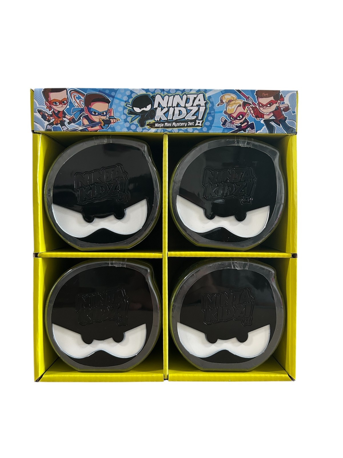 Ninja Kidz Ninja Mini Mystery Set Made By Bonkers Toys Brand New Sealed lot of 4