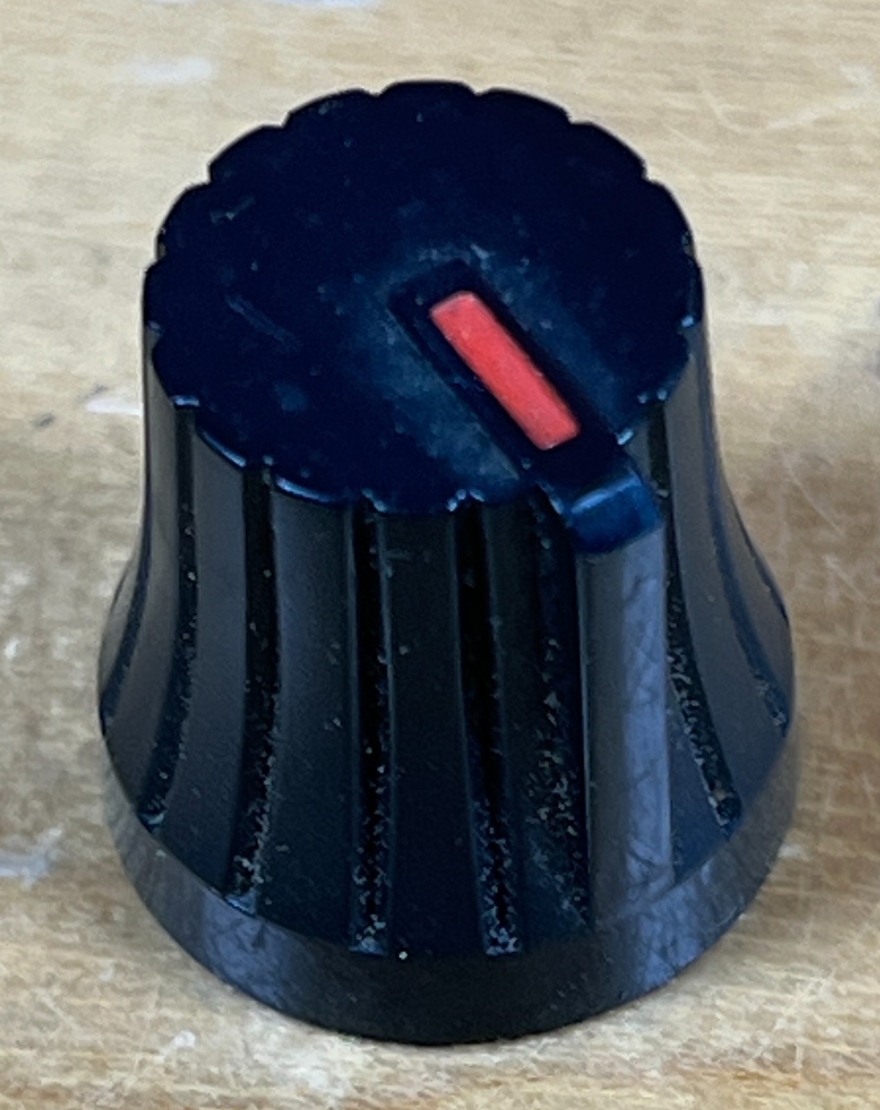 Vestax Mixer Replacement Round Knob Black Red Line PMC-03A PMC-170A #K02100DD05
