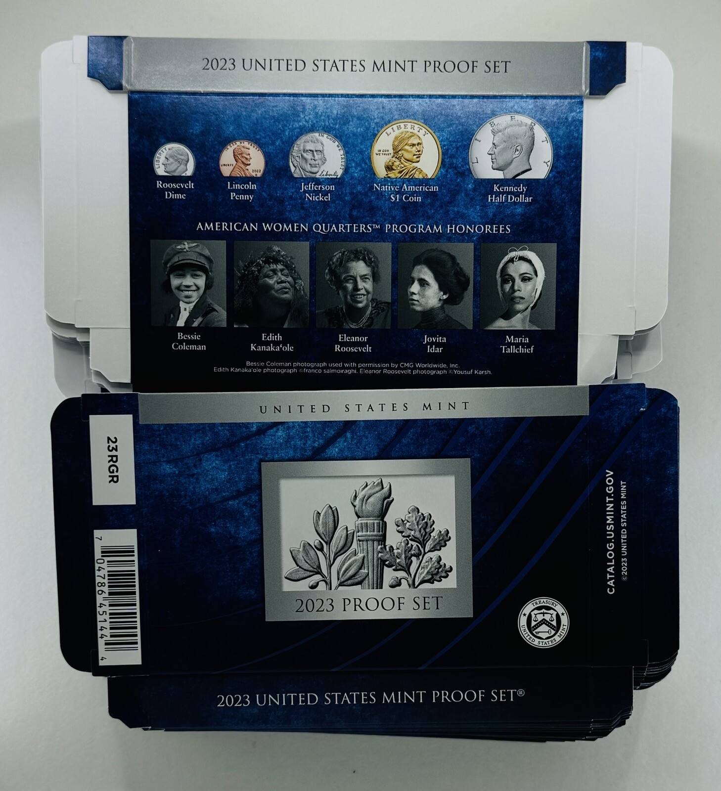 2023 United States Mint Proof Set BOX NO COINS - NO PACKAGE - NO COA.