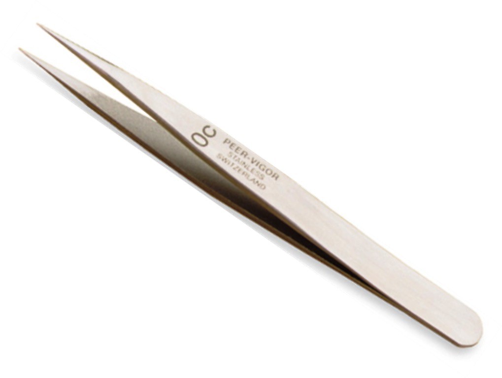 TWEEZER PEER VIGOR SWISS STAINLESS STEEL 0C S