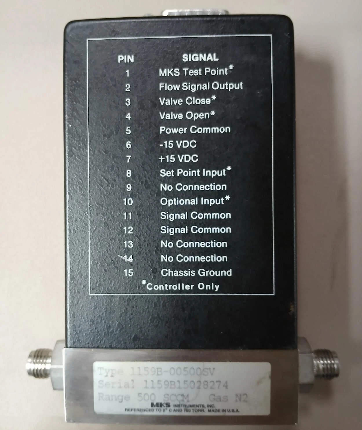 MKS Instuments Flow Controller 1159B-00500SV