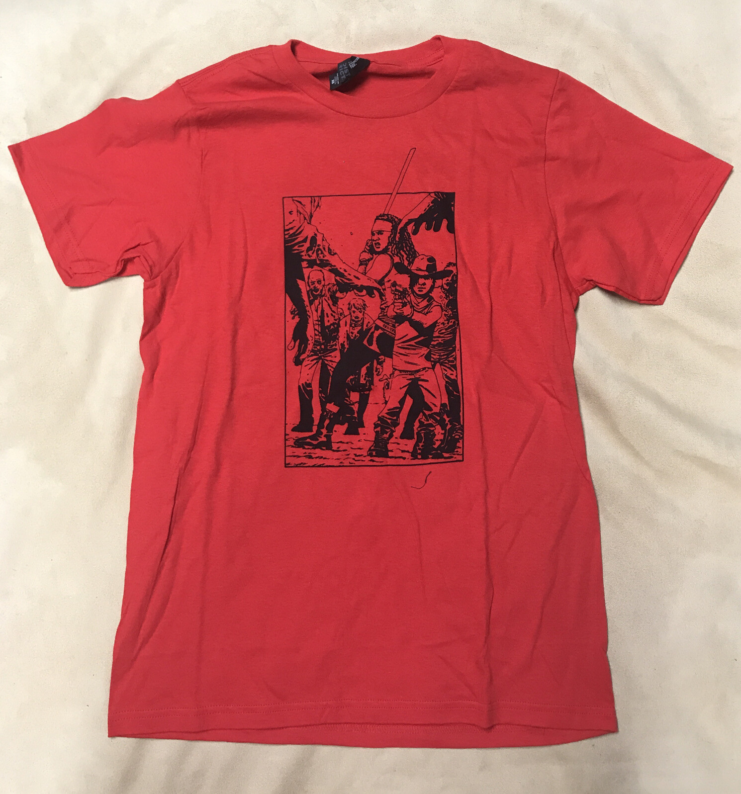 Skybound Comics TWD The Walking Dead Michonne & Carl shirt Size XS