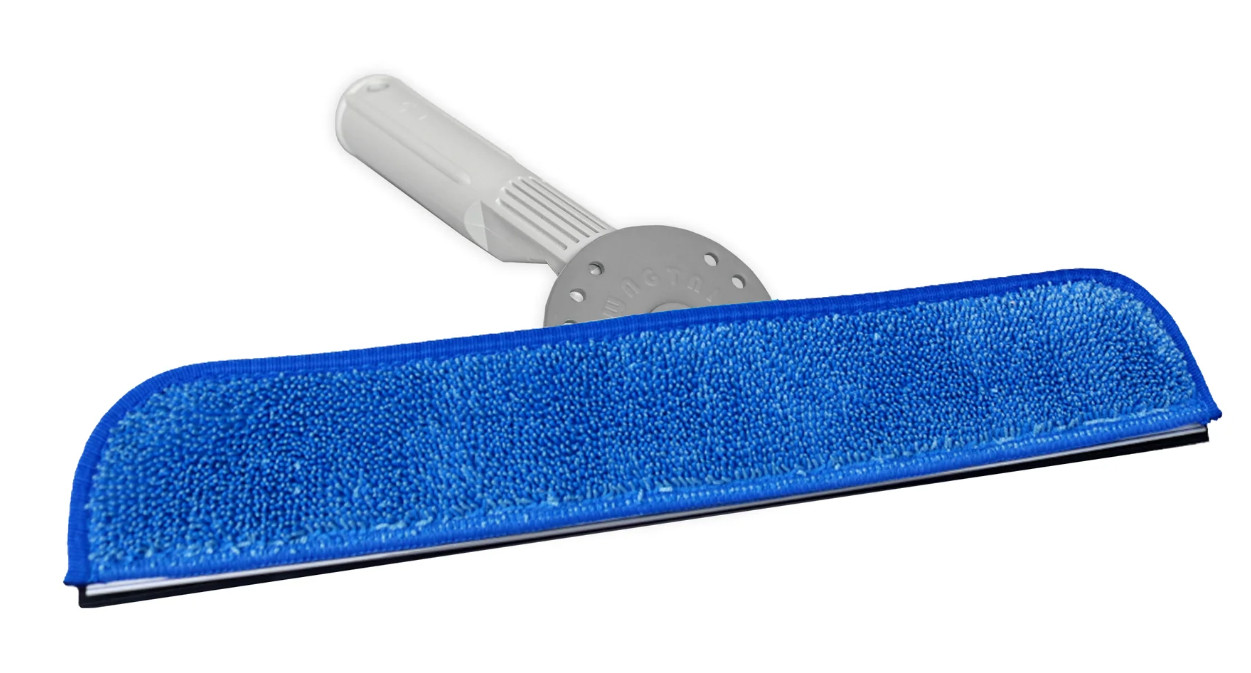 Wagtail High Flyer Window Cleaning Tool Dual Pivot 35cm/14" Microfibre, Squeeqee